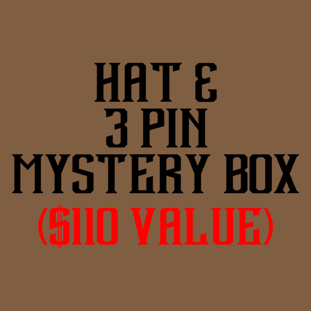 Hat + 3 Pins Mystery Box